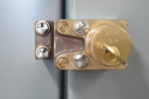 Yale lock closeup